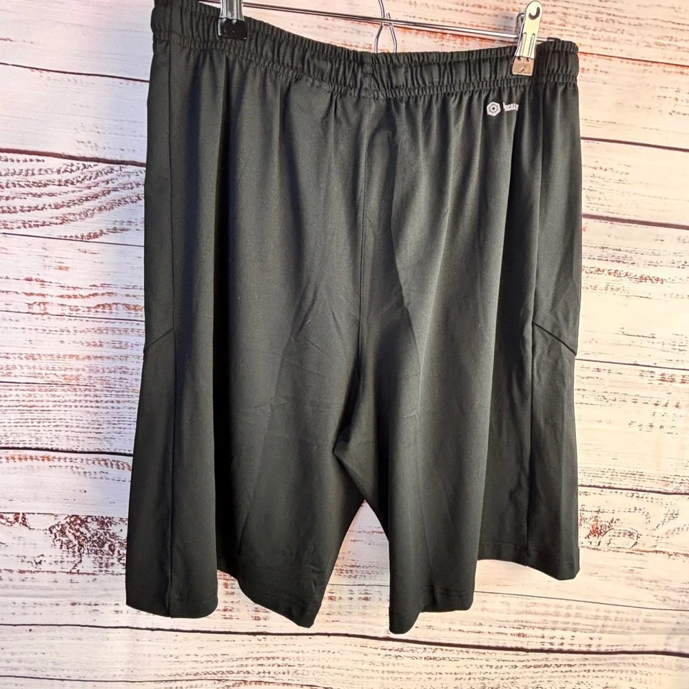 Minnesota Vikings Training Shorts NFL CCM Mens M Black Poly Sporty NWT